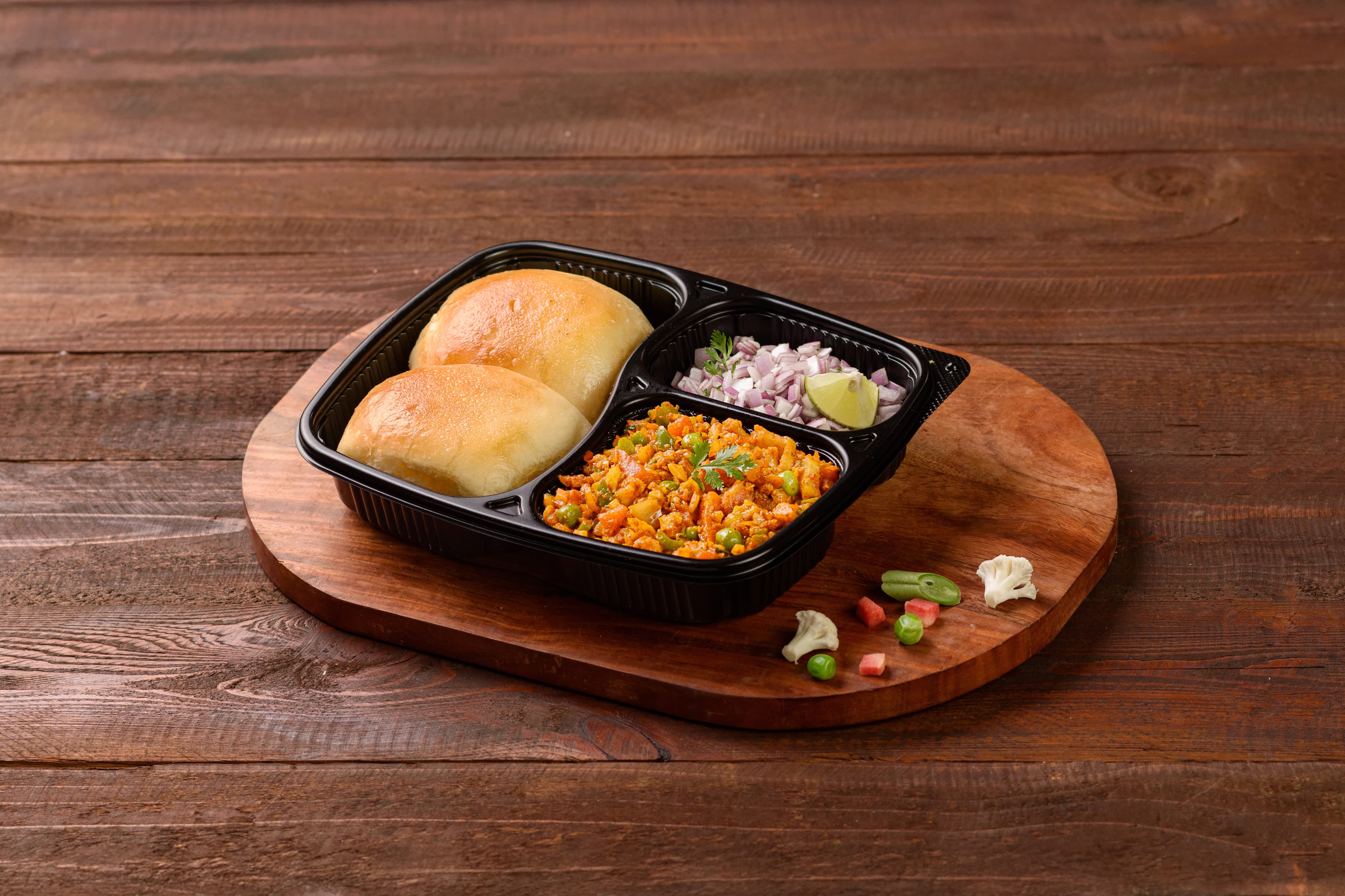 Veg Kheema Pav